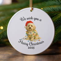 Load image into Gallery viewer, Christmas Havanese Ornament, Christmas Lights Dog Keepsake
