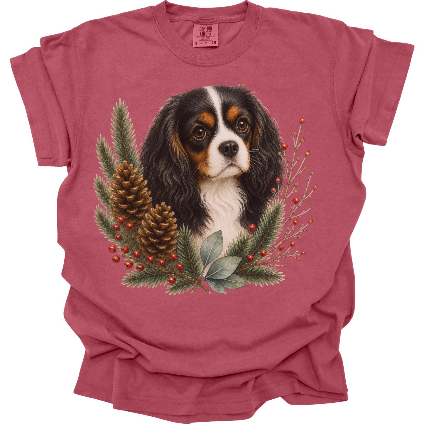 Cavalier King Charles Christmas Shirt, Winter Dog Mom Tee, Cavalier Lover Gift