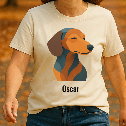 Personalized Abstract Dog Shirt (shh...it works for cats too)