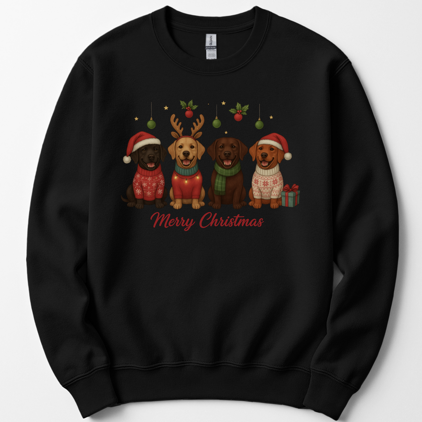 Merry Christmas Labrador Sweatshirt
