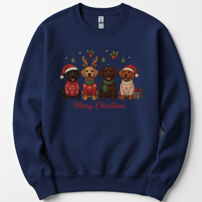 Merry Christmas Labrador Sweatshirt