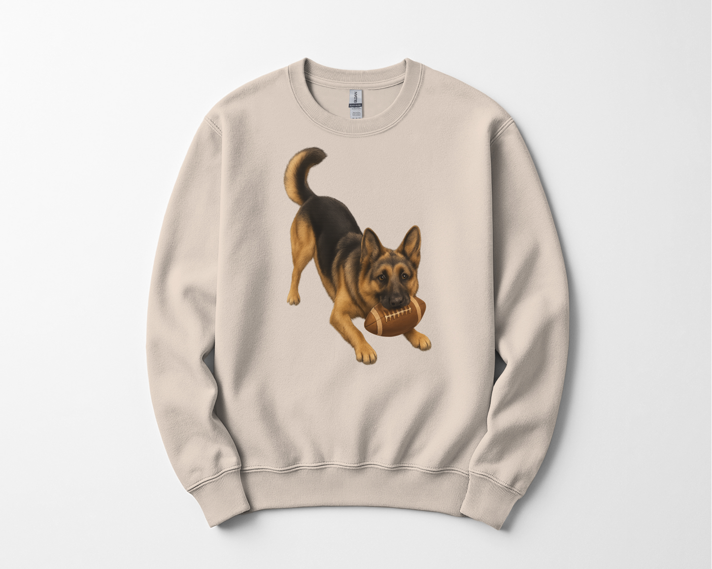 German Shepherd Football Sweatshirt