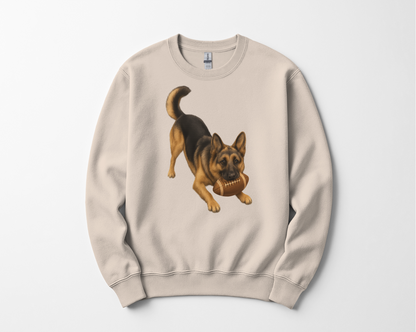 German Shepherd Football Sweatshirt