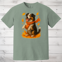 Load image into Gallery viewer, Australian Shepherd Autumn Sweatshirt, Cozy Fall Dog Sweater, Dog Lover Apparel, Cute Autumn Dog Tee, Gift for Dog Lovers
