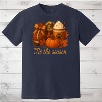 Load image into Gallery viewer, Pumpkin Spice Paw Print Football Top
