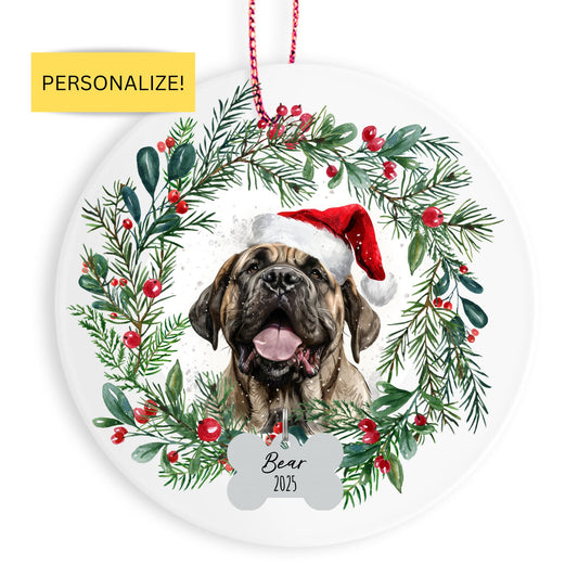 Personalized English Mastiff Ornament