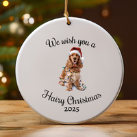 Load image into Gallery viewer, Cocker Spaniel Ornament, Personalized Christmas Keepsake
