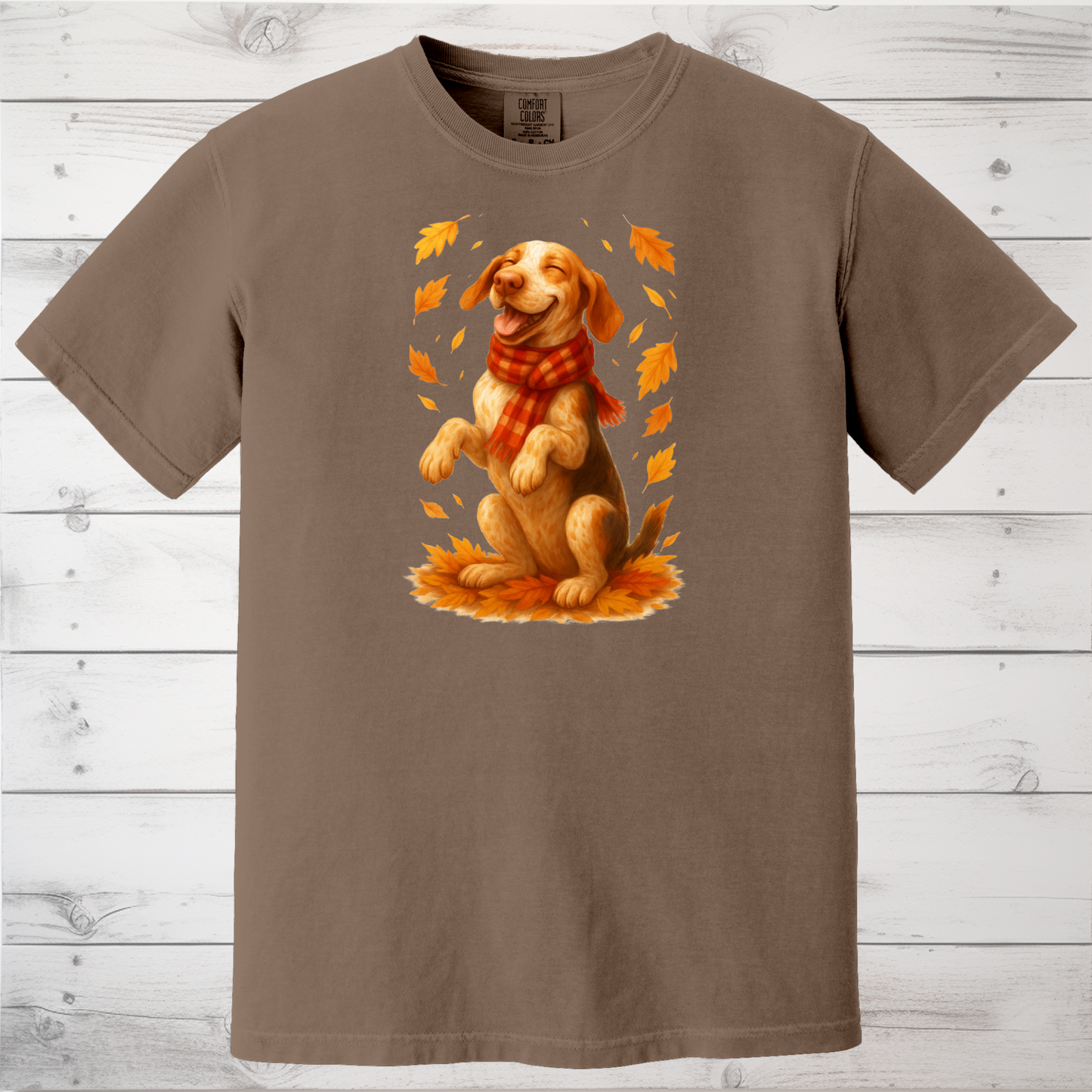 Bracco Italiano Fall Shirt, Autumn Dog Sweatshirt, Dog Lover Gift, Cozy Pet Apparel, Bracco in Leaves, Gift for Pet Lovers
