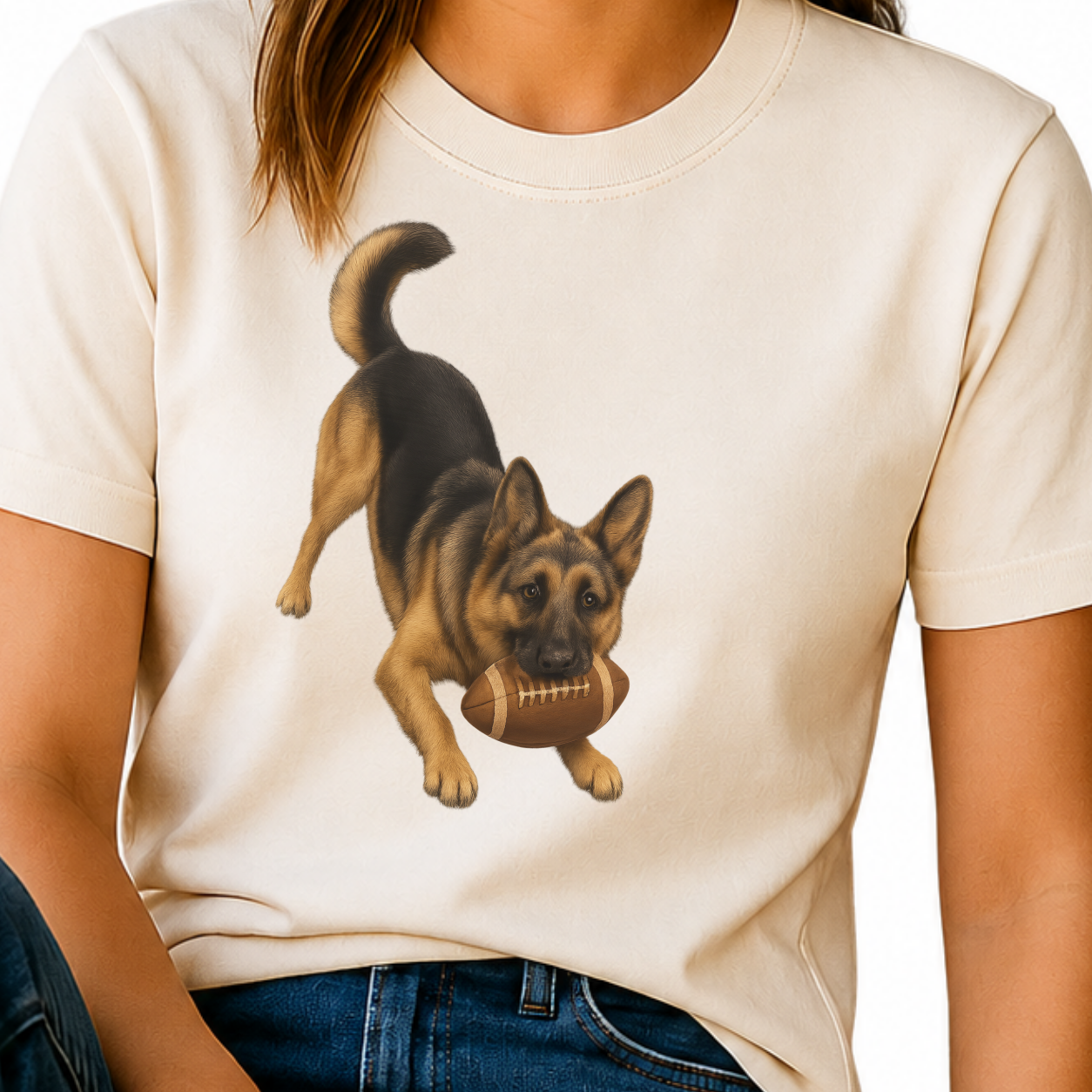 German Shepherd Football Shirt