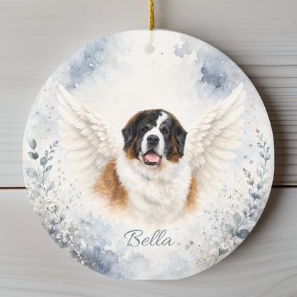 Custom Dog Photo Lucky Ornament