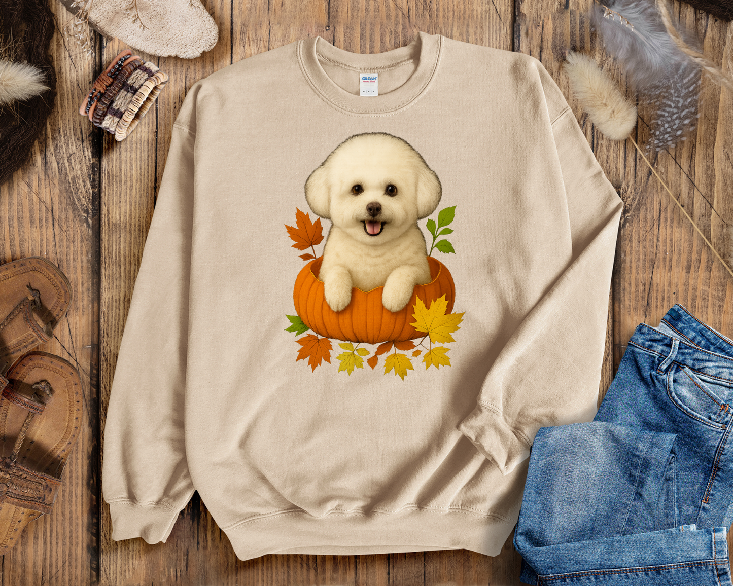 Bichon Frise Pumpkin Shirt