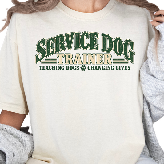 Dog Trainer Shirt, Service Dog Trainer Tee, Professional Dog Training Gift