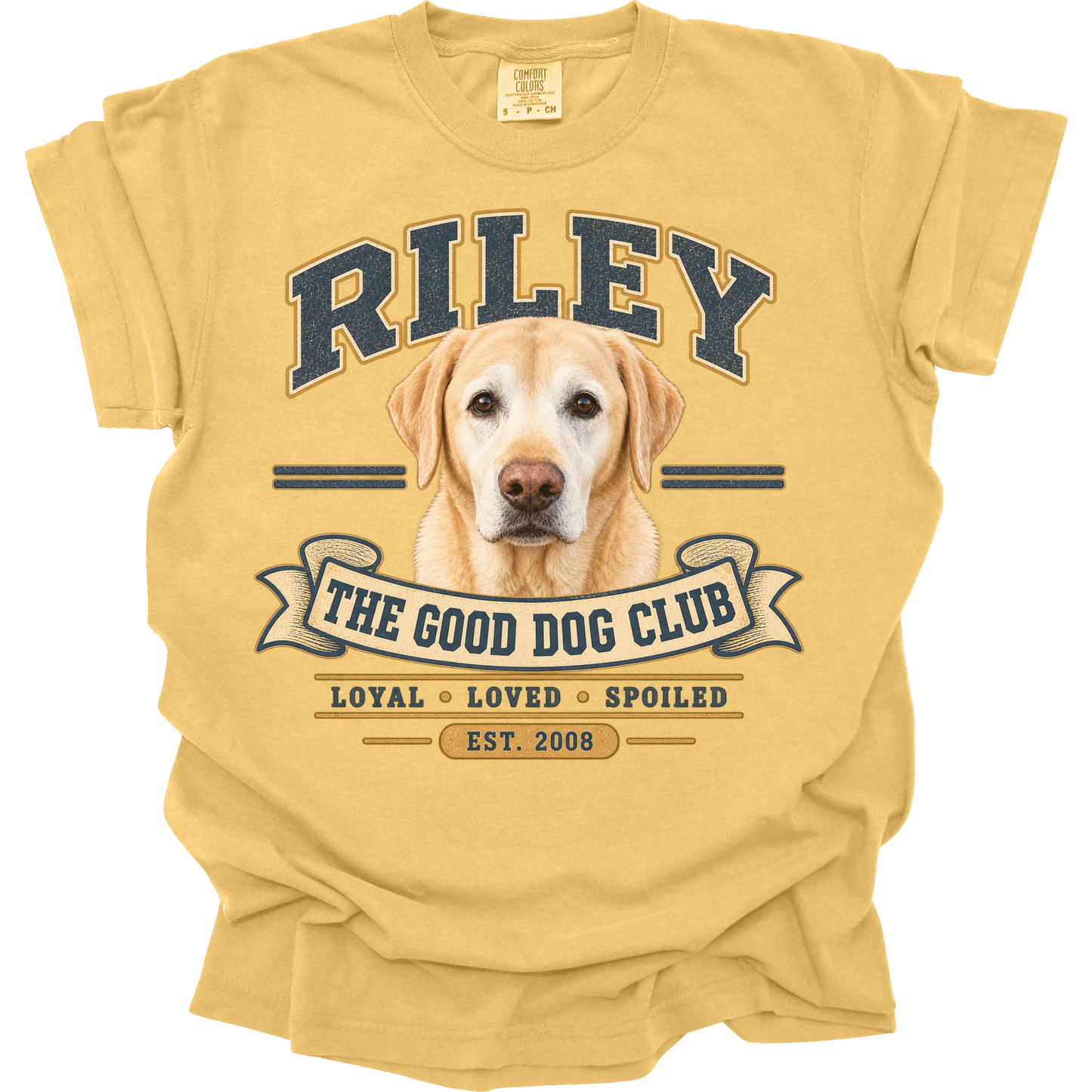 Personalized Vintage Good Boy Club Dog Shirt