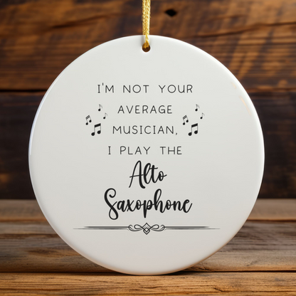 Alto Saxophone Ornament, Gift for Alto Sax Player