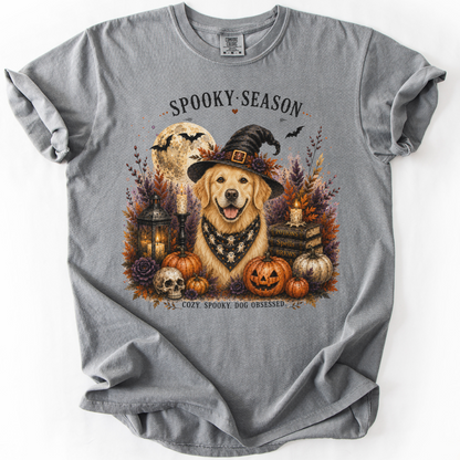 Golden Retriever Spooky Season Dog Mom Halloween Shirt