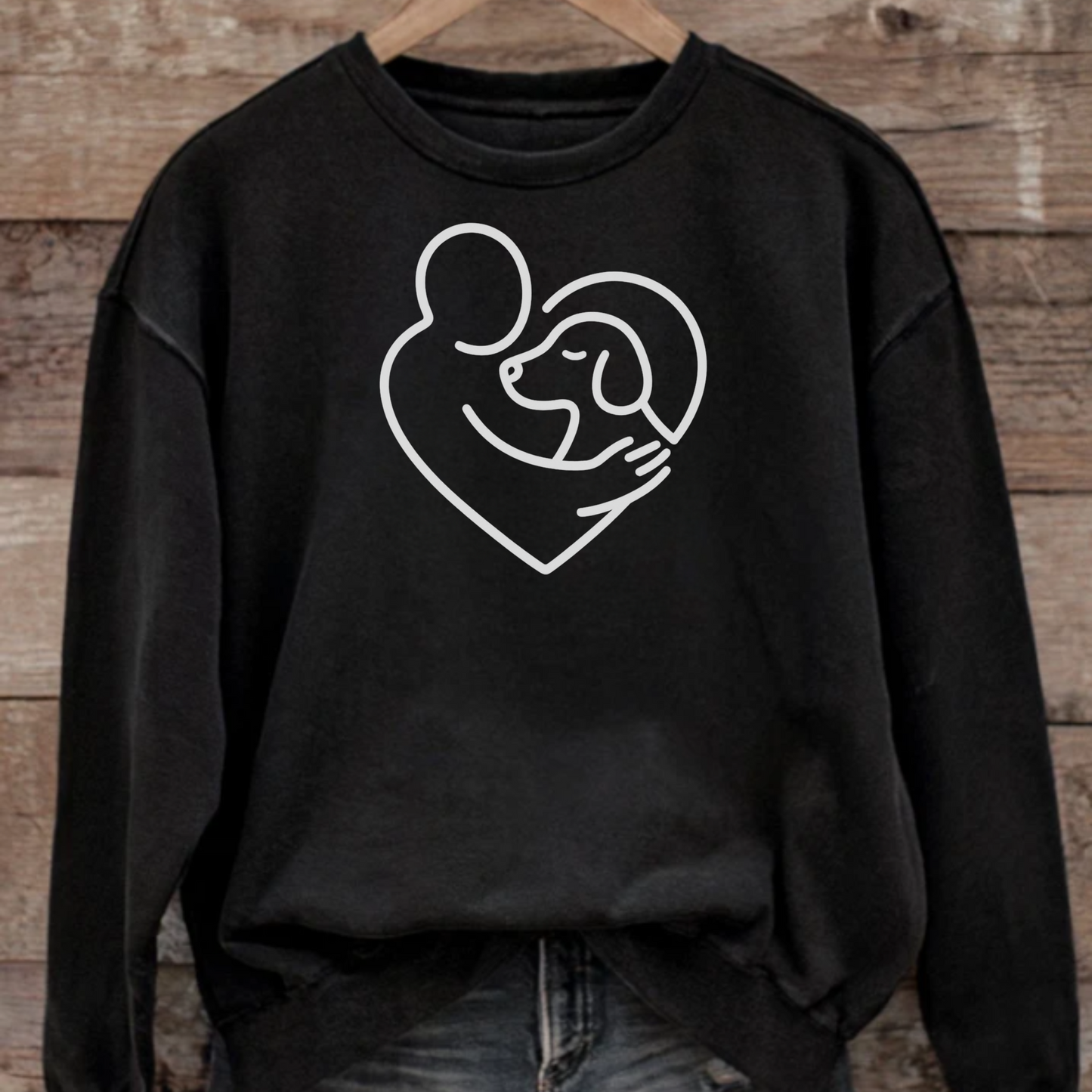 Hug Your Hound Day Sweatshirt or Hoodie, Dog Lover Gift for Pet Parents