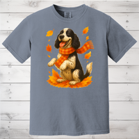 Load image into Gallery viewer, Springer Spaniel Fall Sweatshirt, Cozy Autumn Dog Shirt, Black Dog Lover Gift, Cute Dog Autumn Apparel, Seasonal Puppy Outfit
