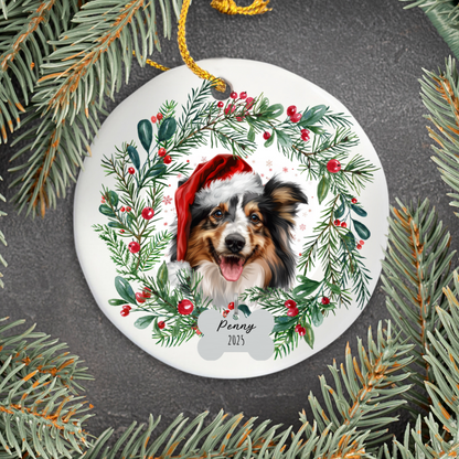 Personalized Sheltie Christmas Ornament