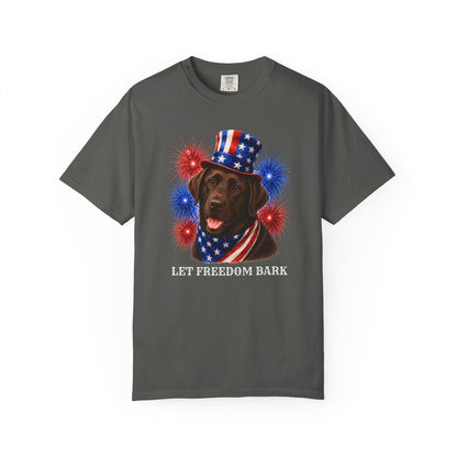 Chocolate Lab Patriotic Shirt
