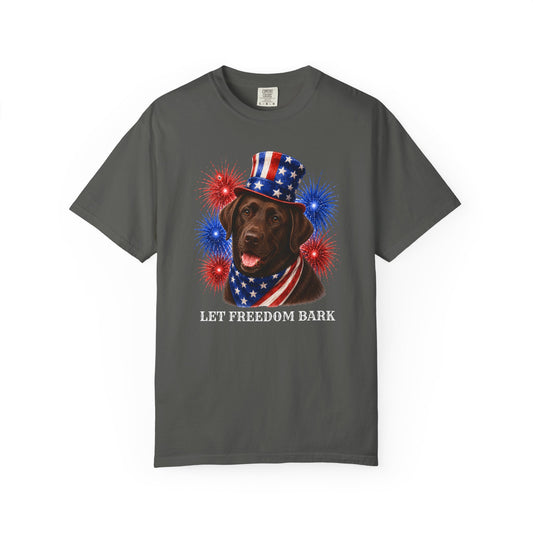 Chocolate Lab Patriotic Shirt