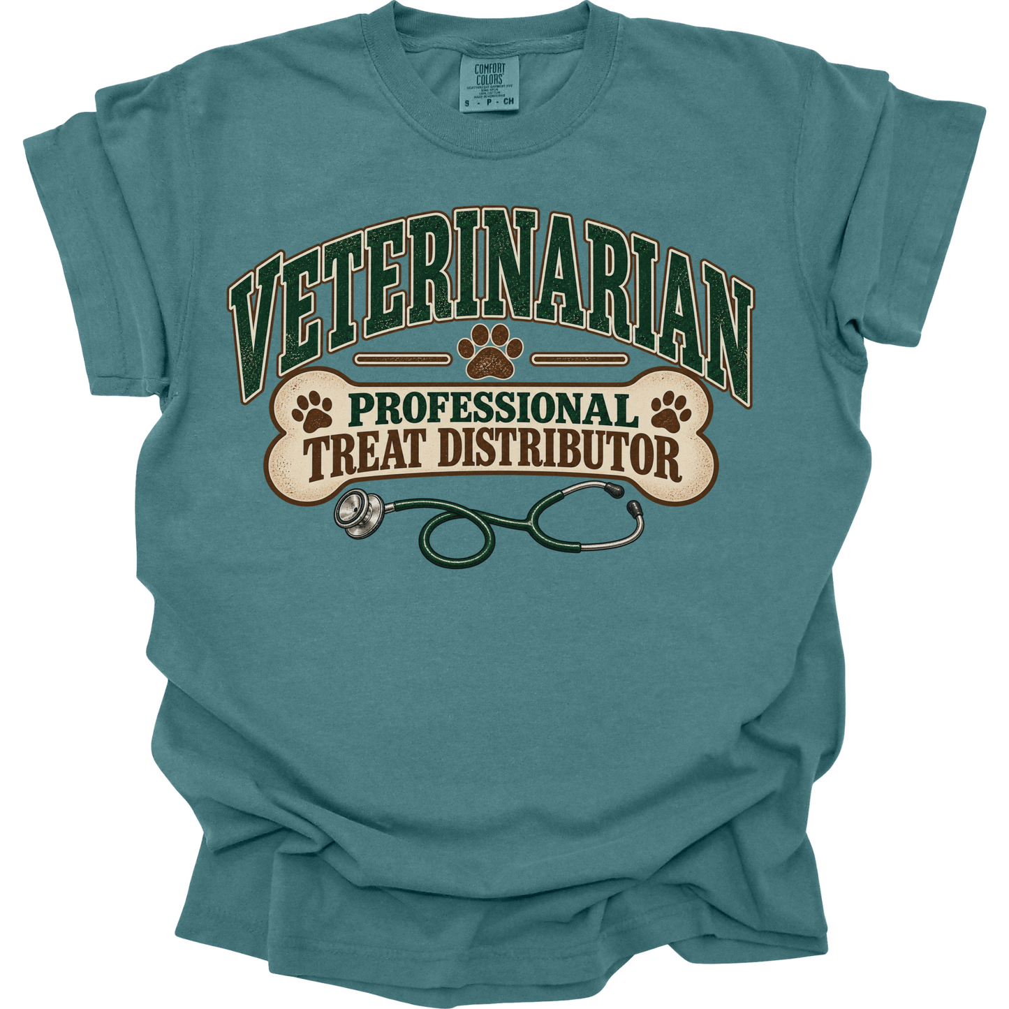 Funny Veterinarian Shirt, Vet Gift, Professional Treat Distributor Tee, Veterinary Doctor Gift