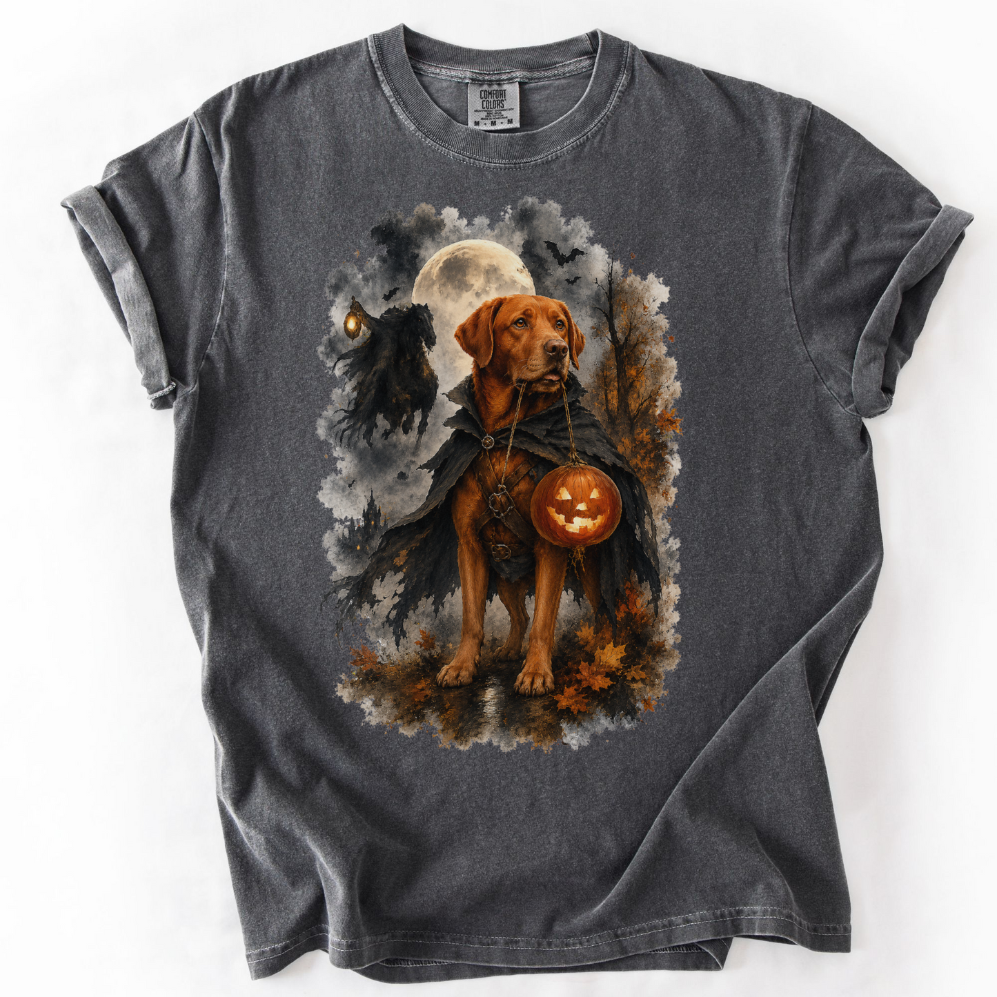 Fox Red Lab Headless Horseman Inspired Halloween Comfort Colors Shirt