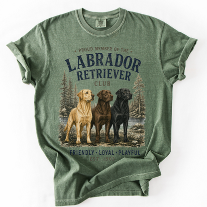Vintage Labrador Retriever Club Tee