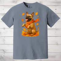 Load image into Gallery viewer, French Bulldog Autumn Shirt, Cozy Pet Sweatshirt, Fall Dog Lover Gift, Fawn Bulldog Leaves Apparel, Cute Dog Clothing, Autumn Vibes Shirt
