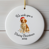Load image into Gallery viewer, Brittany Spaniel Ornament, Personalized Dog Holiday Keepsake
