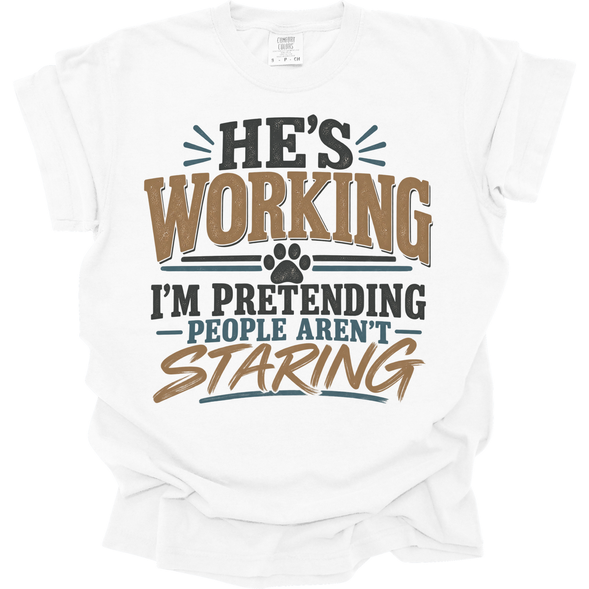 Funny Service Dog Shirt, Service Dog Handler Gift, Working Dog Humor Tee
