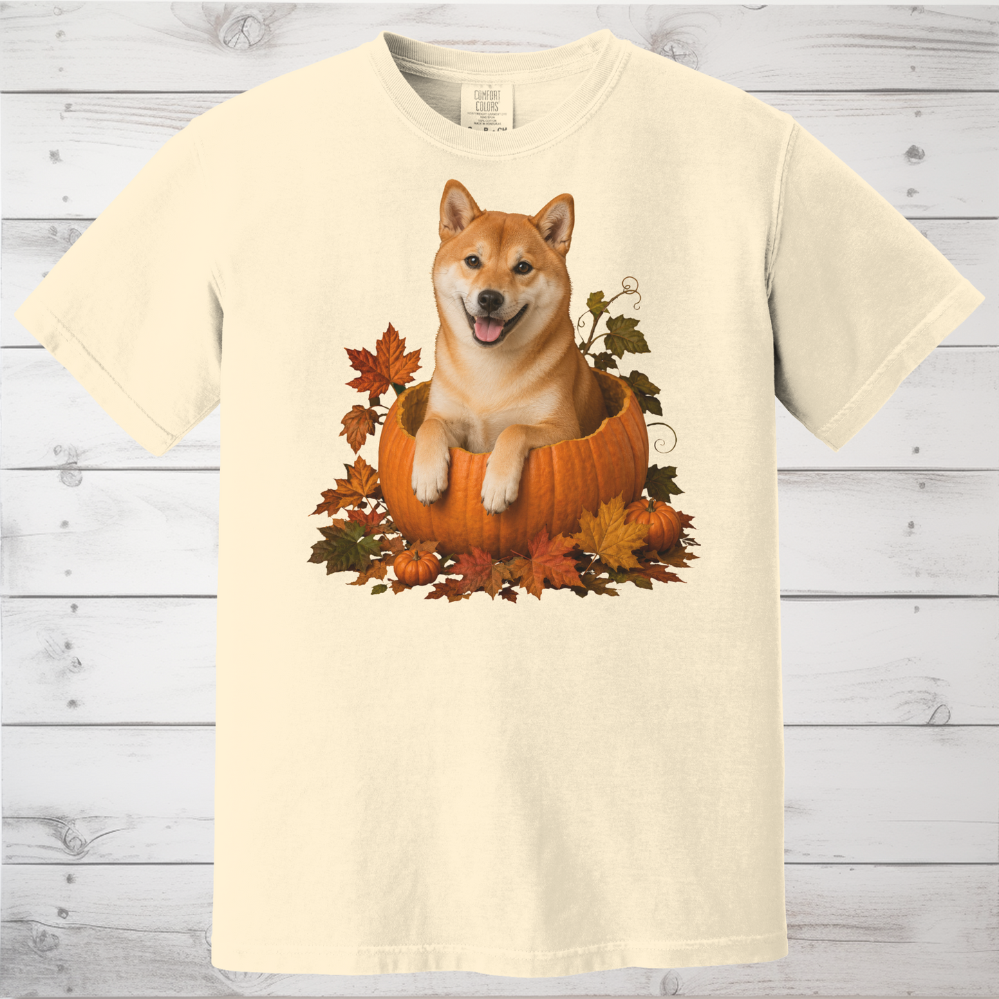 Red Shiba Inu Pumpkin Shirt