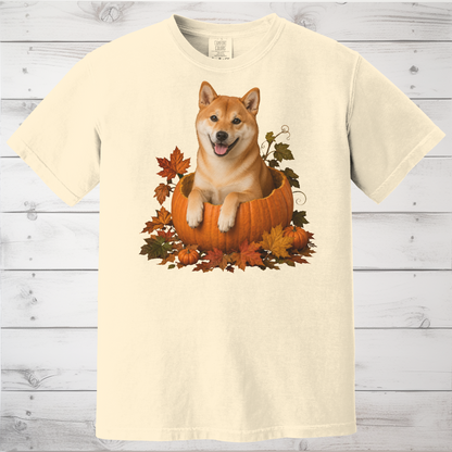 Red Shiba Inu Pumpkin Shirt