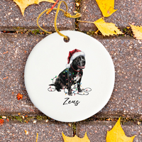 Load image into Gallery viewer, Cane Corso Christmas Ornament, Personalized Dog Keepsake
