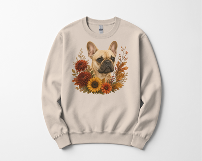 French Bulldog Autumn Floral Sweatshirt