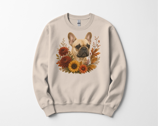 French Bulldog Autumn Floral Sweatshirt