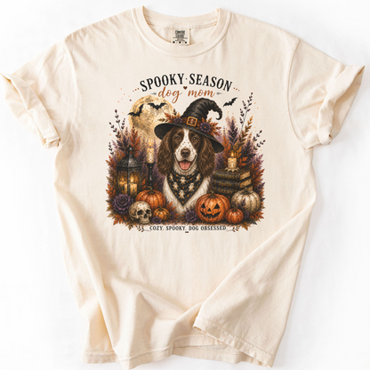 English Springer Spaniel Spooky Season Dog Mom Halloween Shirt