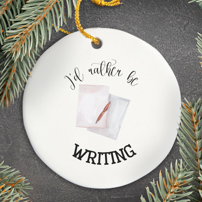 Writing Ornament