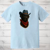 Load image into Gallery viewer, Customized Cowboy Pet Photo Portrait Shirt
