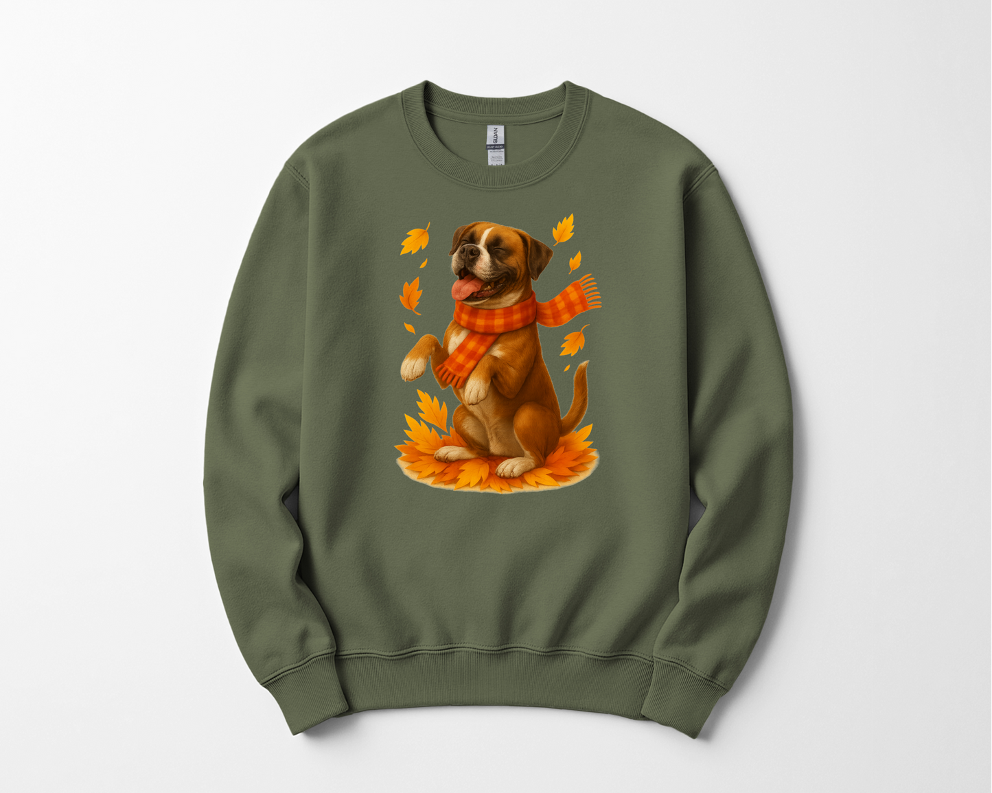 Boxer Sweater, Dog Lover Fall Apparel, Cozy Autumn Gift, Cute Pet T-shirt, Autumn Dog Fashion
