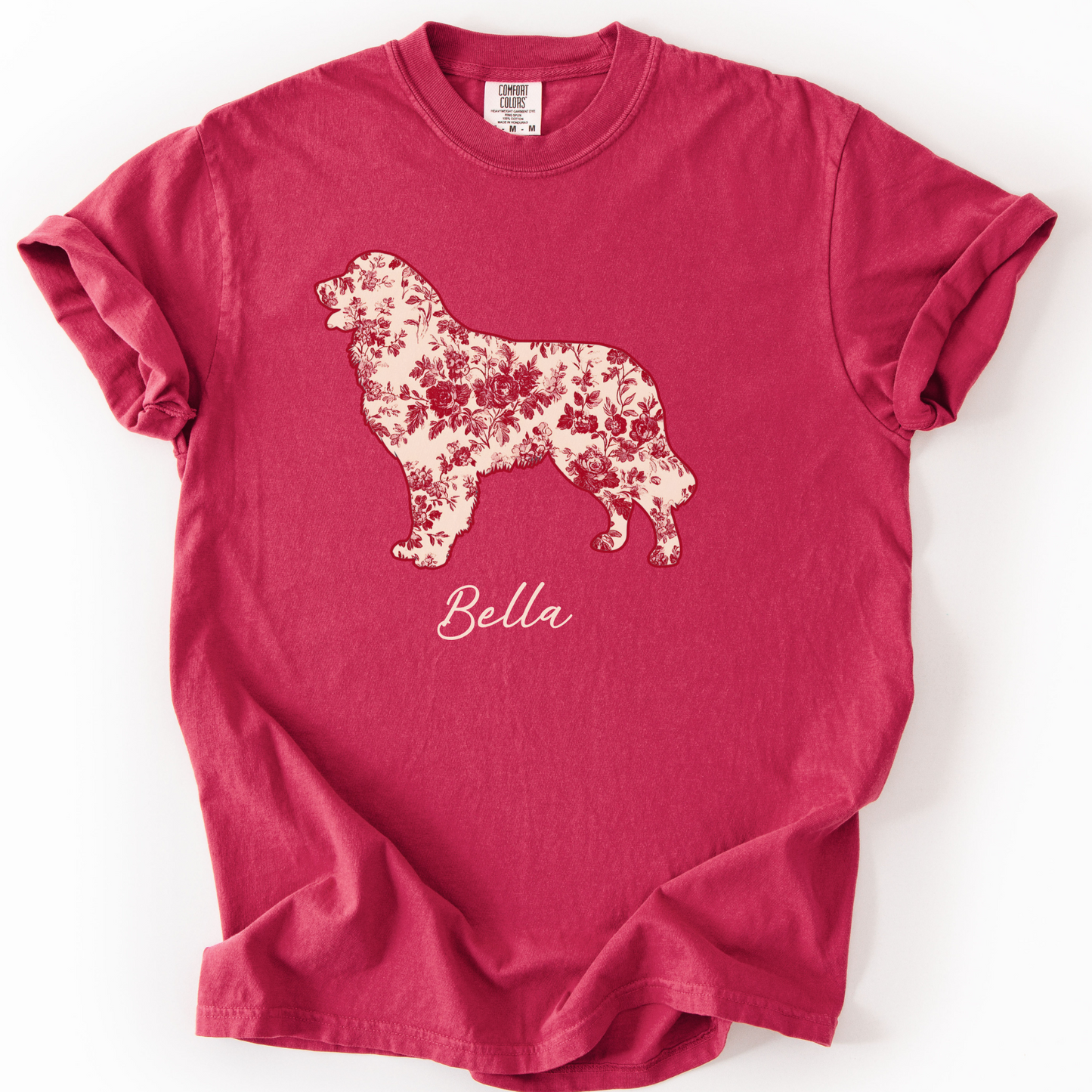 Personalized Dog Lover Shirt, Custom Pet Name Tee, Choose Any Breed Gift