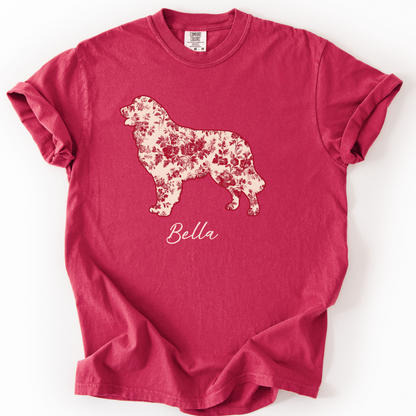 Personalized Dog Lover Shirt, Custom Pet Name Tee, Choose Any Breed Gift