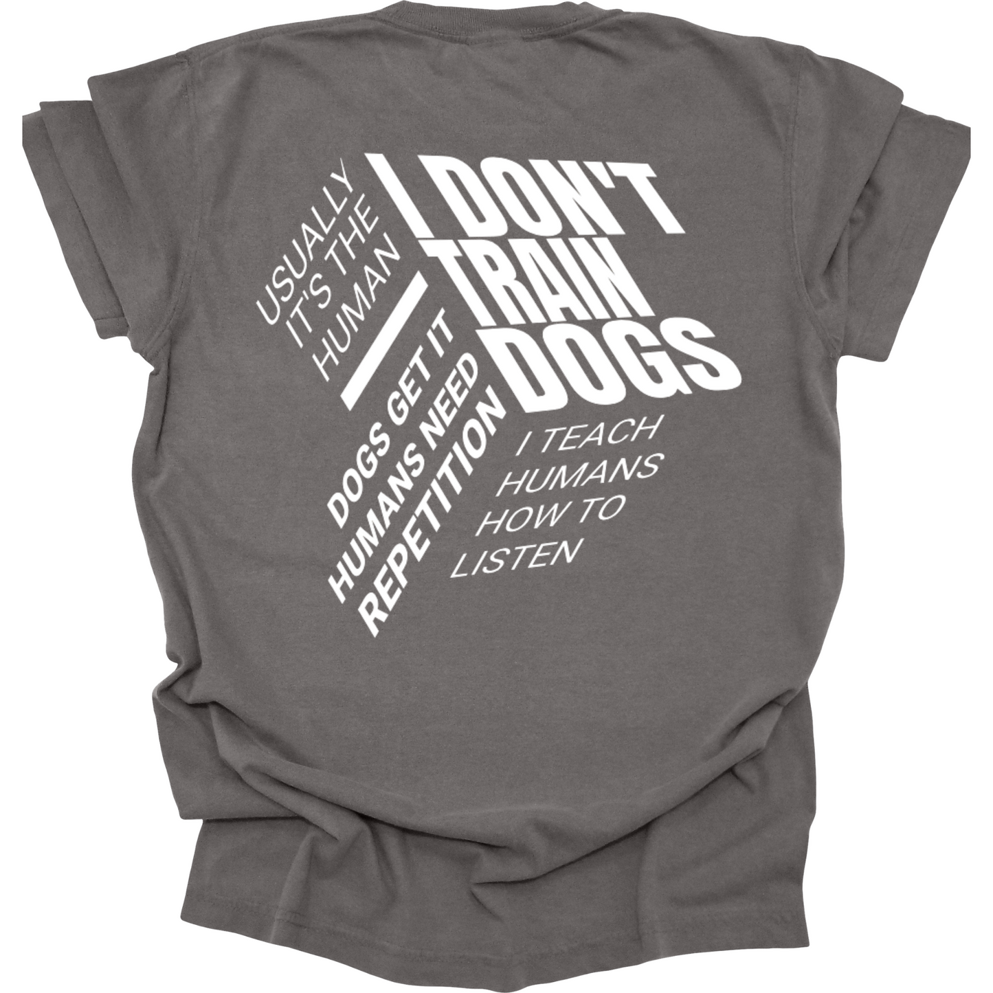 Dog Trainer Shirt, Funny Canine Training Tee, Professional Dog Trainer Gift for Women