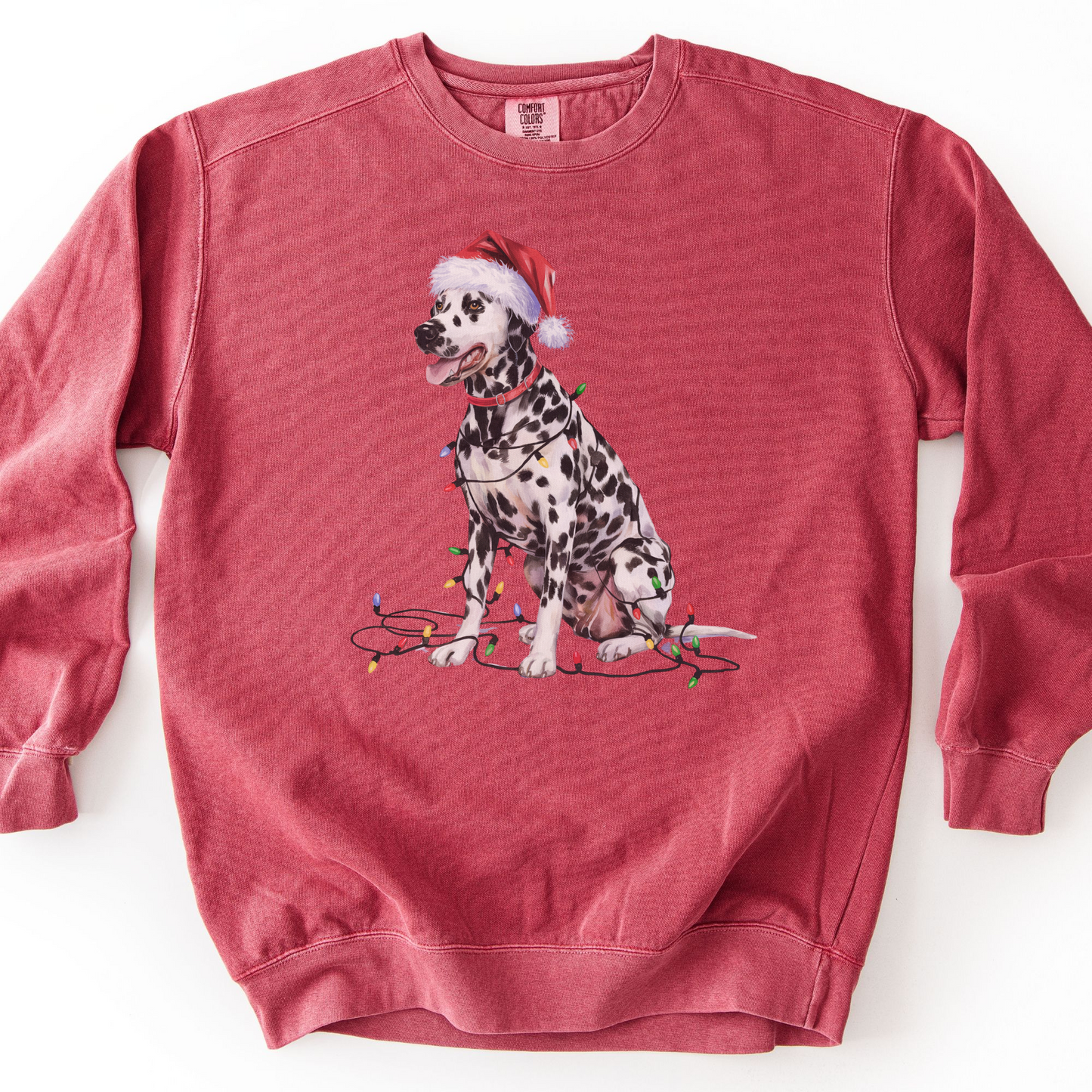 Dalmatian Christmas Lights Sweatshirt