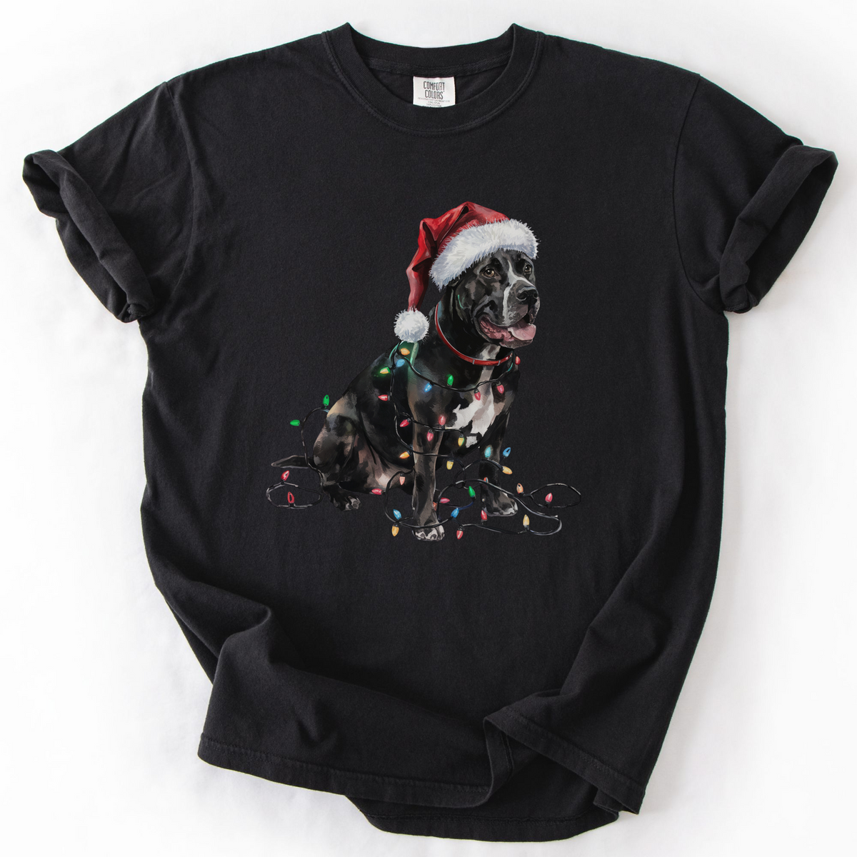 Christmas Cane Corso Shirt, Christmas Lights Dog Shirt, Christmas Dog, Cane Corso Mom Shirt, Gift for Dog Lover, Cane Corso