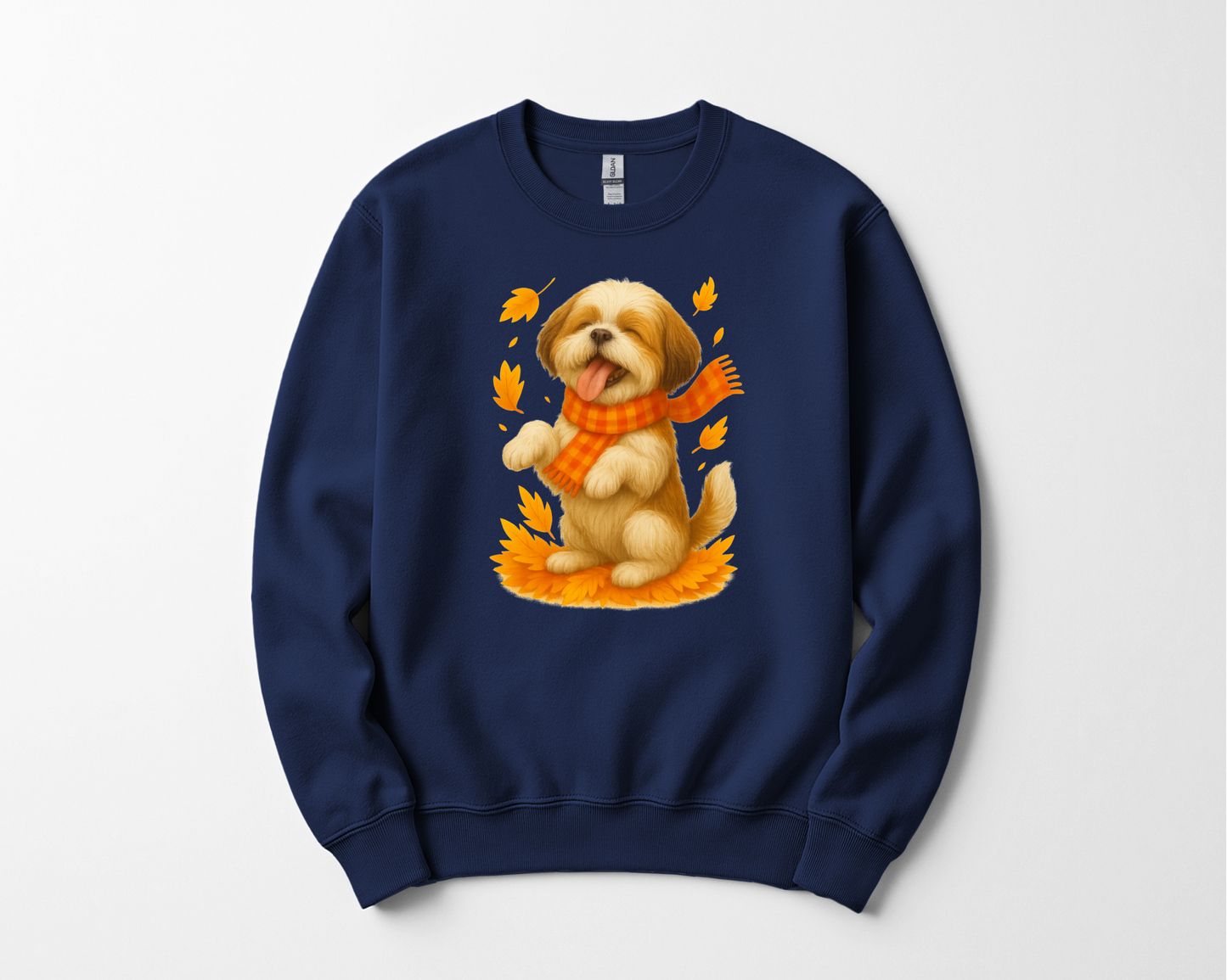 Shih Tzu Fall Shirt, Dog Lover Autumn Sweater, Cozy Pet Apparel, Cute Dog Fall Gift, Seasonal Dog Fashion, Shih Tzu Autumn Wear