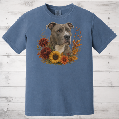 Pitbull Autumn Floral Shirt