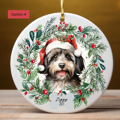 Personalized Havanese Christmas Ornament