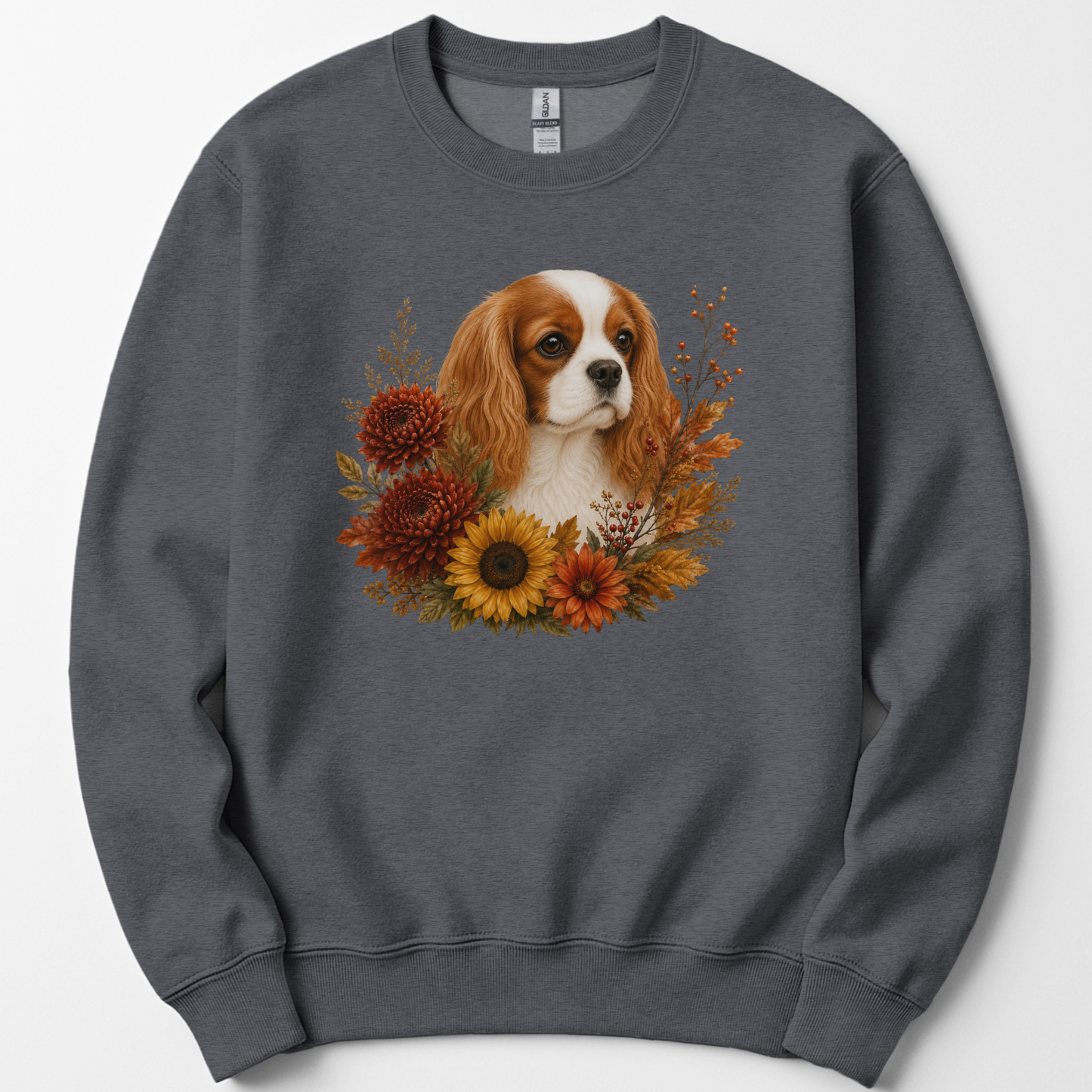 Blenheim Cavalier Autumn Floral Sweatshirt