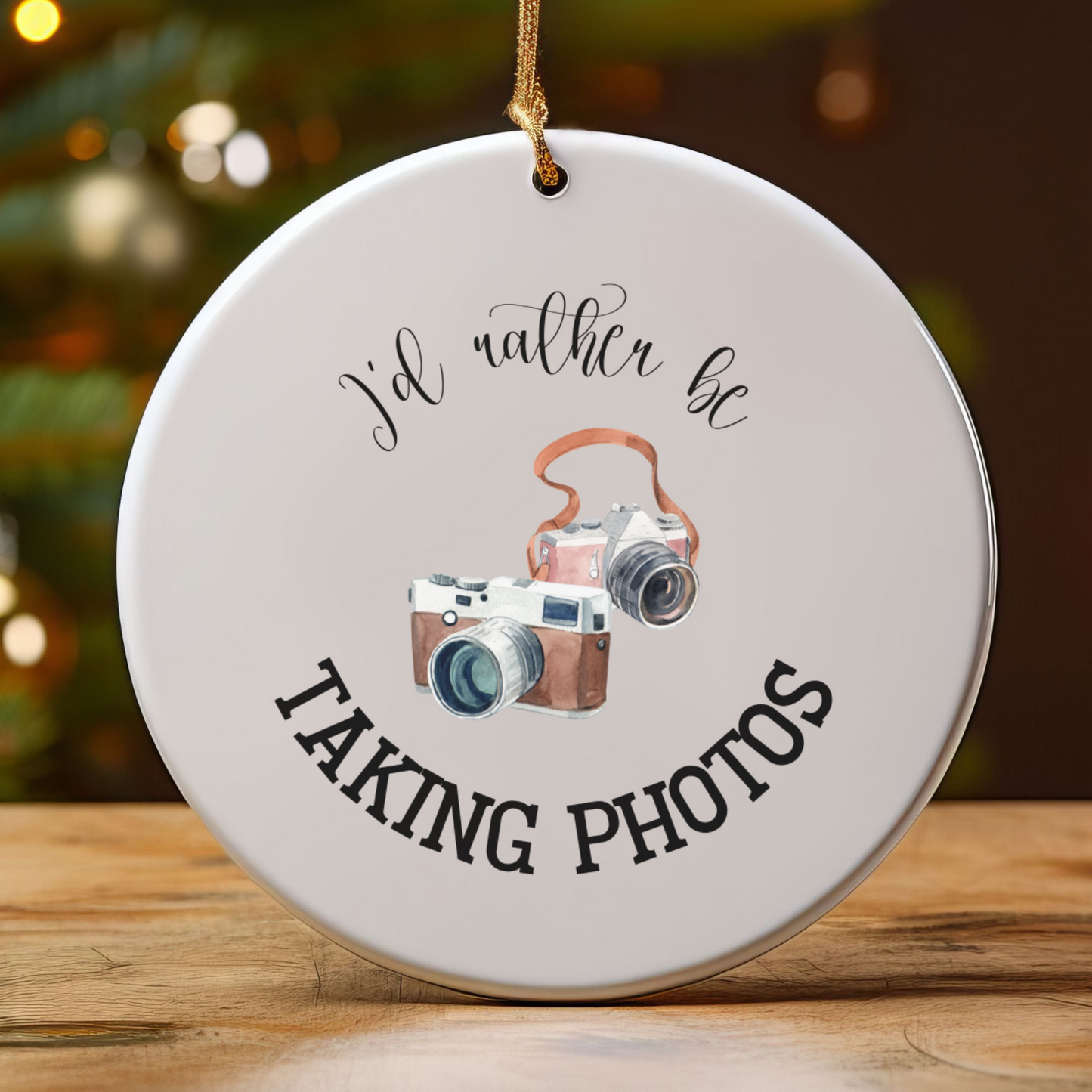 Photographer Gift, Camera Ornament, Gift for Photographer, Photography Gift, Photo Lover Gift