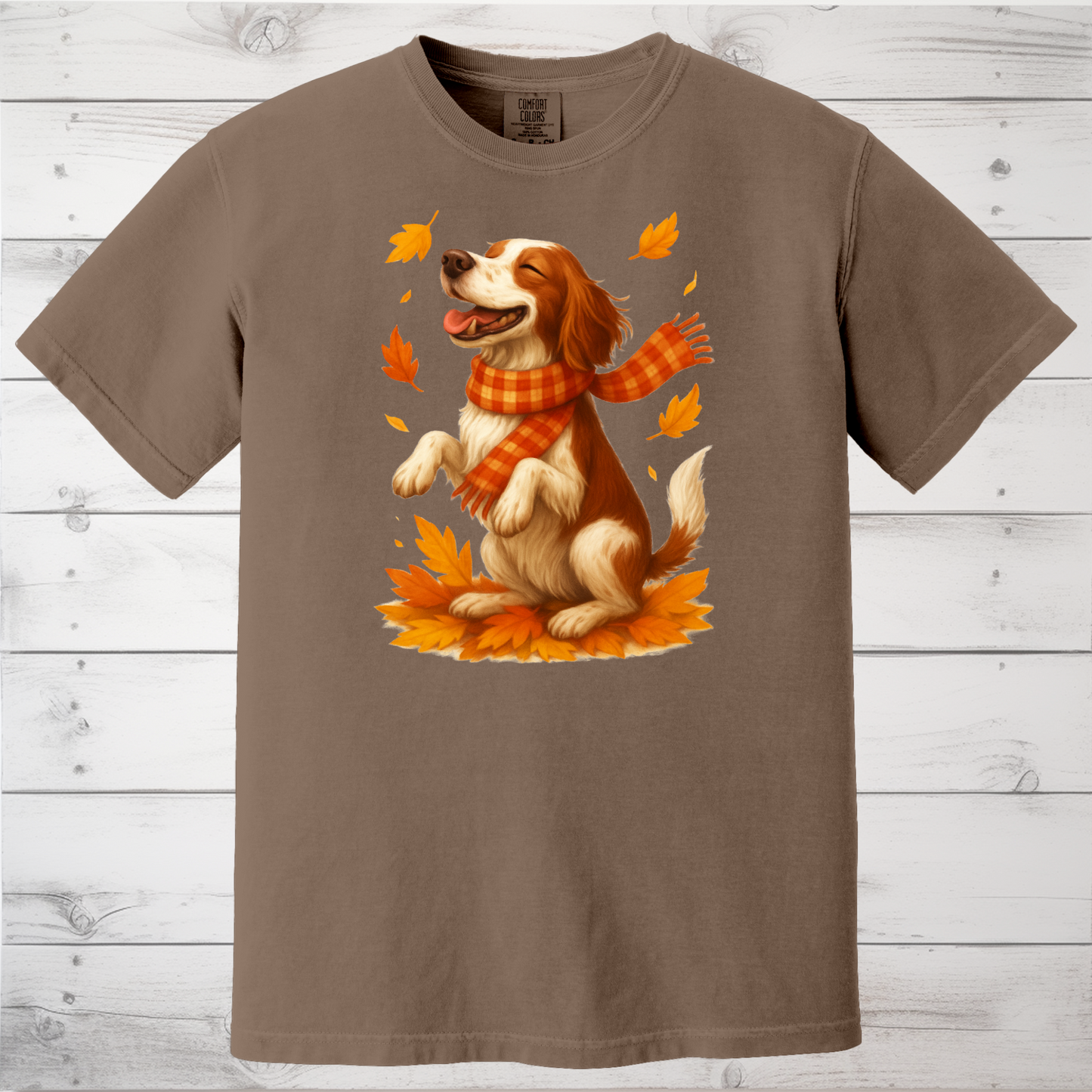 Springer Spaniel Fall Sweatshirt, Cozy Autumn Dog Sweatshirt, Dog Lover Fall Apparel, Cute Dog Autumn Outfit, Fall Dog Shirt